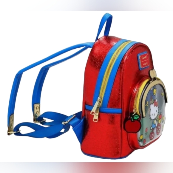 NEW Loungefly Sanrio Hello Kitty 50th Anniversary Coin Bag Backpack - Picture 13 of 13